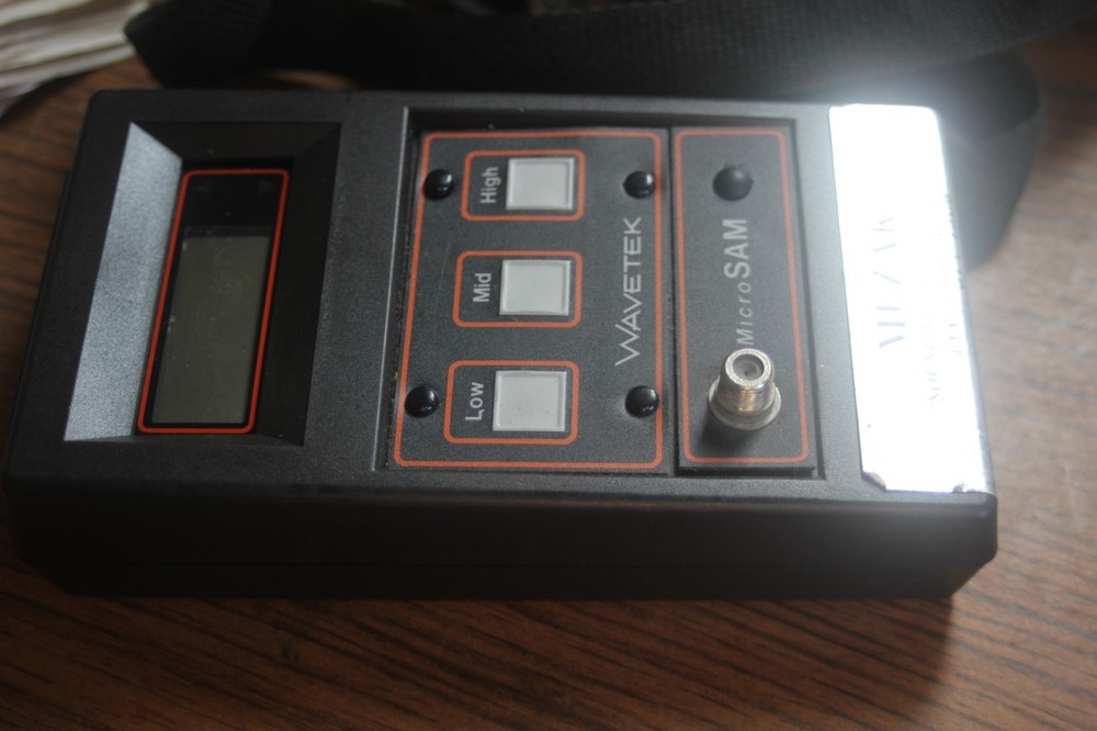 Wavetek Microsam Catv Signal Level Meter W/case