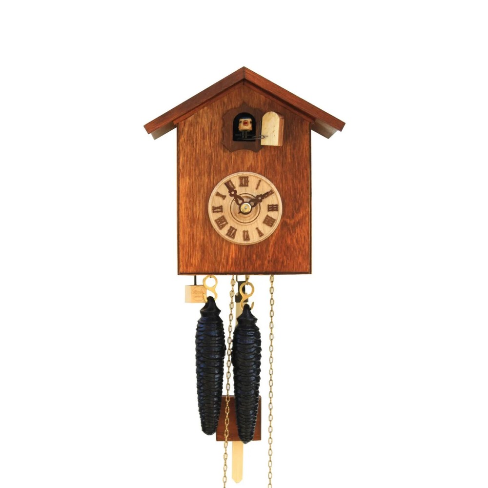 Brown Rustic Black Forest German Cuckoo Clock, Handmade Traditional Cuckoo Clock