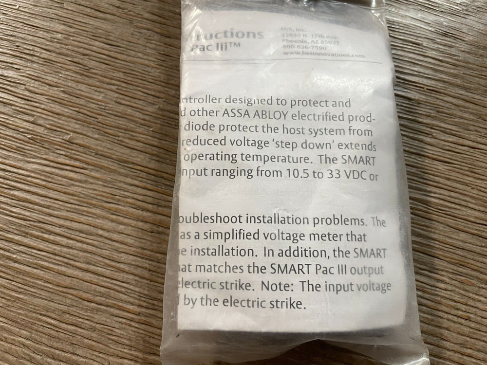 HES ASSA Abloy SMART-PAC 2005M3 Electric Strike System