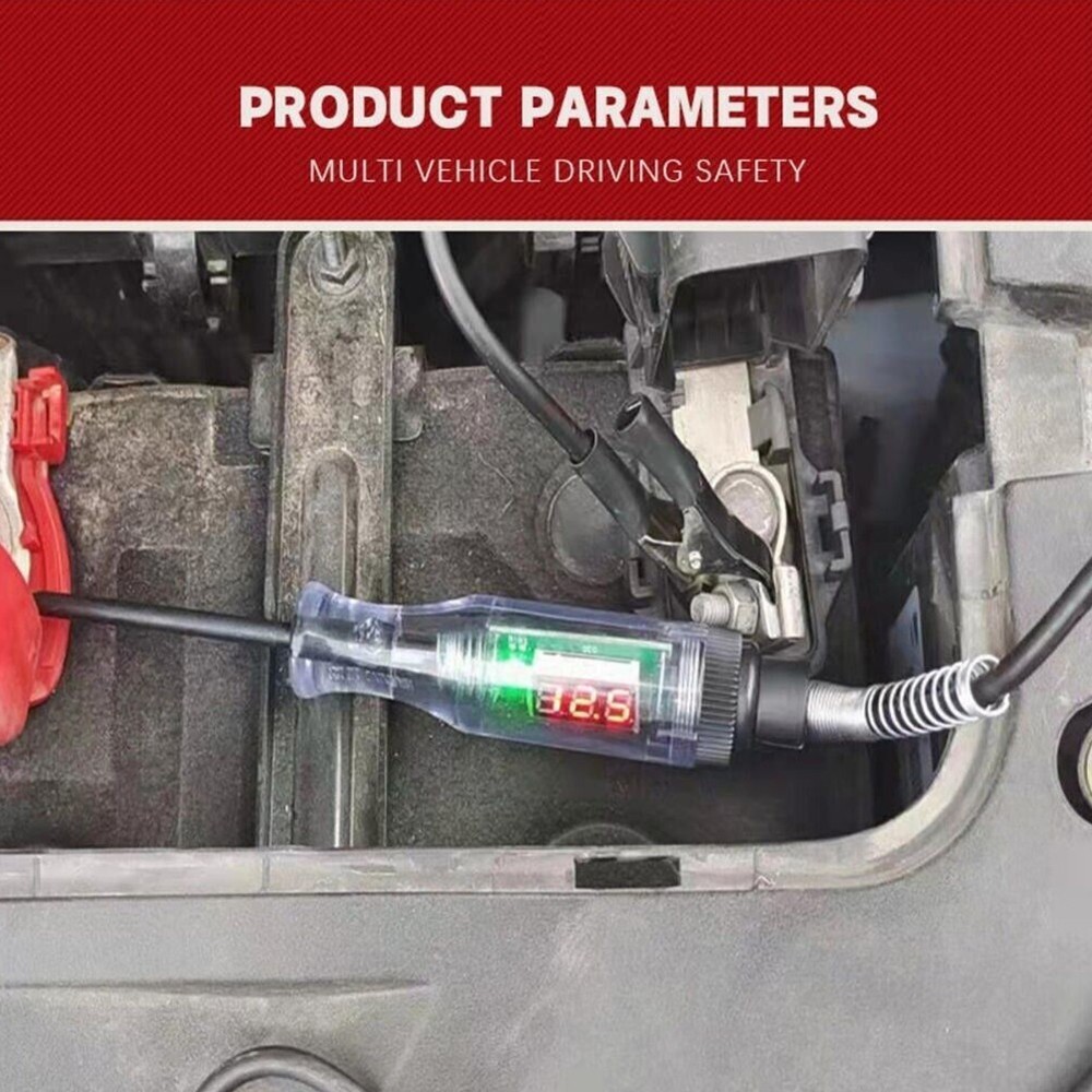 Testing Car Circuit Tester Electrical Electrision LED Light Maintenance