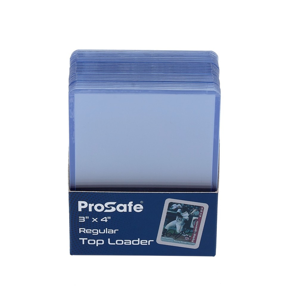 (25-Pack) Pro-Safe Regular Toploaders For Standard Size Trading Cards Holders