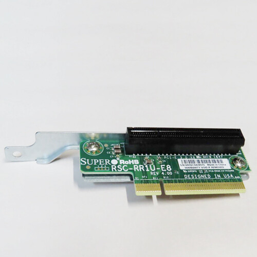 Supermicro RSC-RR1U-E8 1U PCI-E x8 Riser Card Board With Mounting Bracket