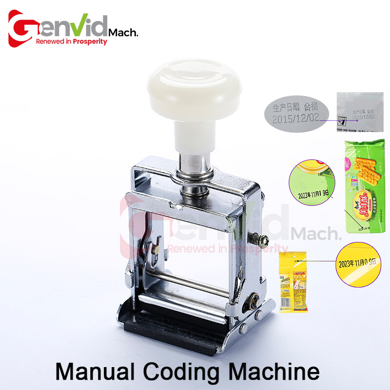 Portable Inkjet Code Printing Machine Manual Handheld Date Printer Coding Tool