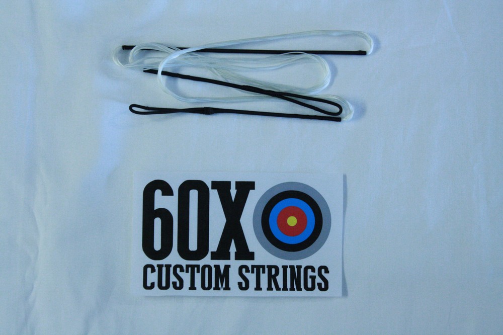 60X Custom Strings 58 1/2" D97 White Recurve Bowstrings Bow String