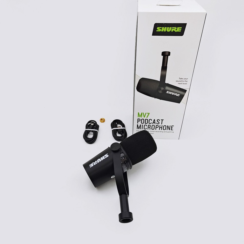 MV7 Dynamic Vocal Microphone Cardioid Form Factor USB/XLR Compatible US