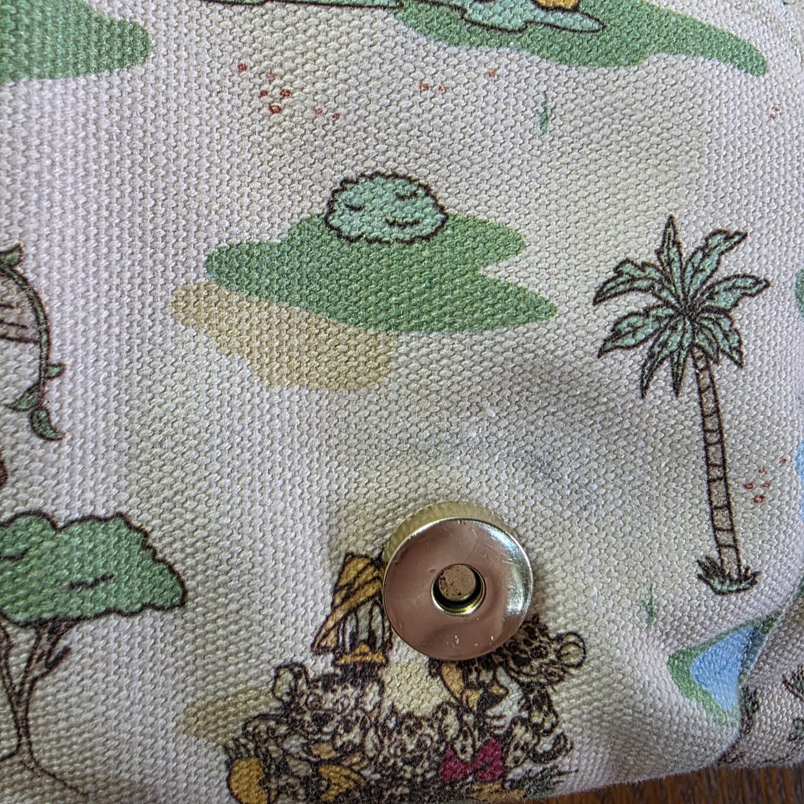 Loungefly Disney Mickey Mouse Minnie Goofy Safari Backpack Rucksack Canvas Bag