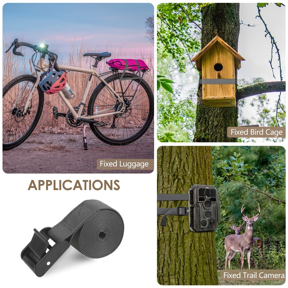 5pcs Trail Camera Straps Game Camera Tree Mounting Straps