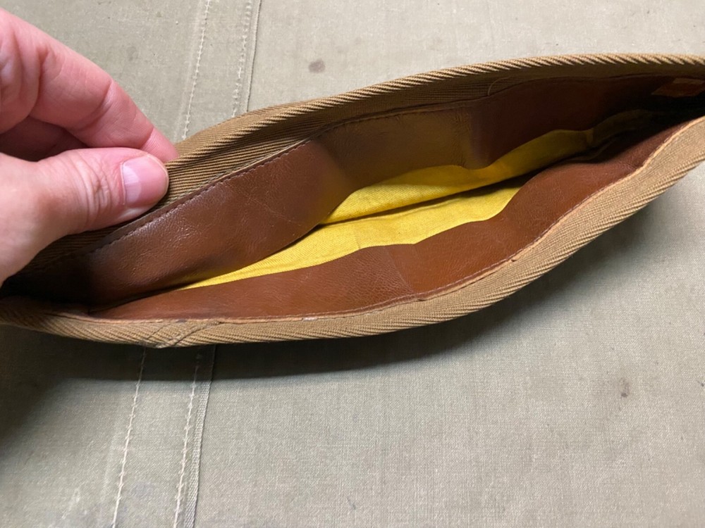 ORIGINAL PRE-WWII US ARMY SUMMER KHAKI PX GARRISON HAT CAP-SMALL