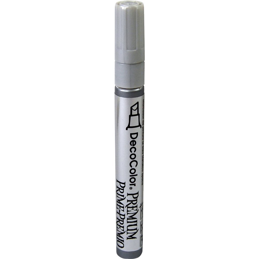 Marvy Decocolor Premium Markers Chisel Point Silver