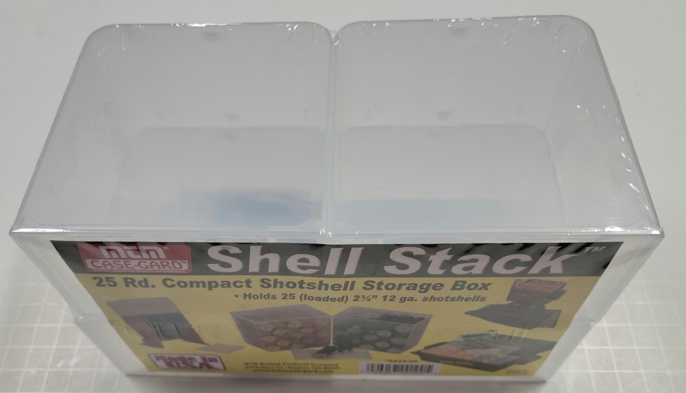 MTM SS25-00 MTM SHELL STACK 25 RD COMPACT SHOTSHELL STORAGE BOXES - QTY 4