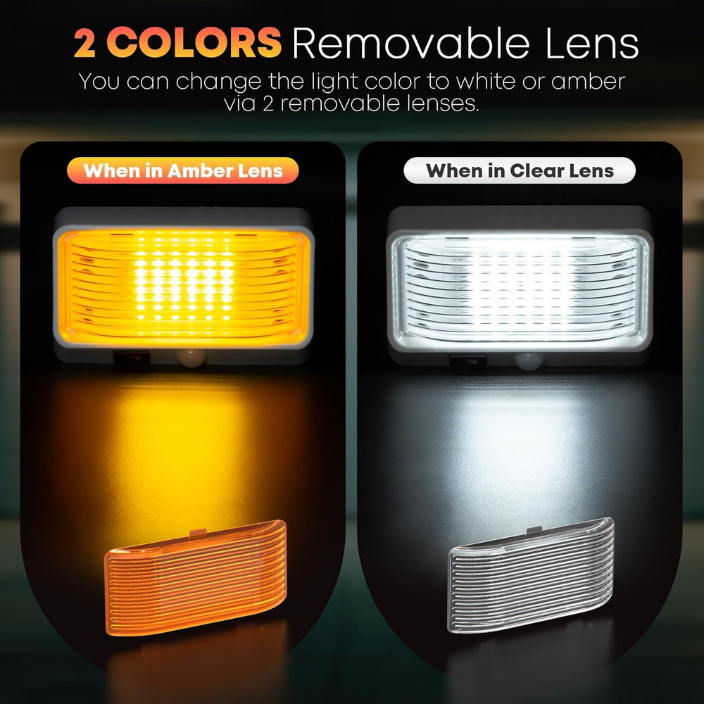 RV Exterior LED Porch Light with Motion Sensor – Waterproof, Energy Efficient, E