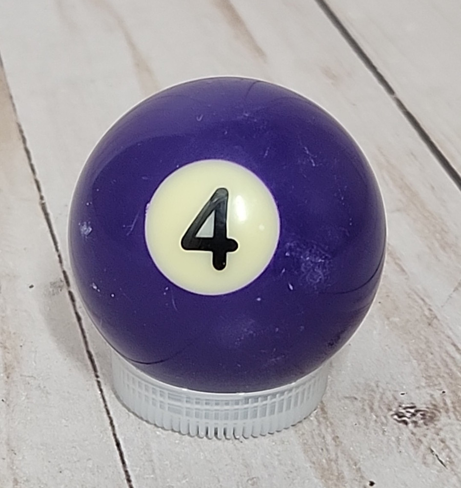 Replacement Mini Billiards Pool Ball - 1.5" Diameter - Solid Purple #4 Ball