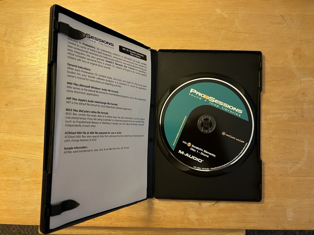 M-Audio Pro sessions Volume 29 And 33