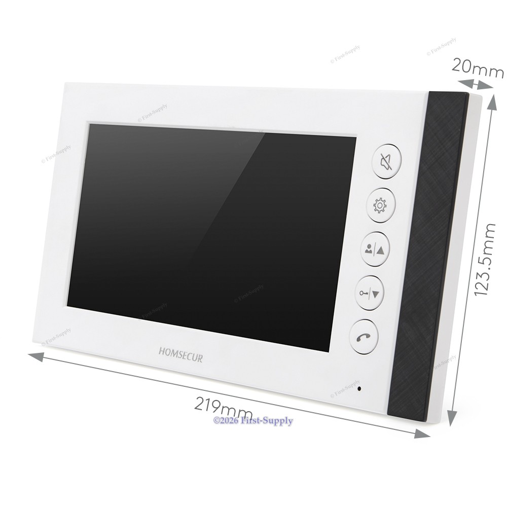 HOMSECUR HD1080p Video Intercom Host For Video Door Entry Gate Control System