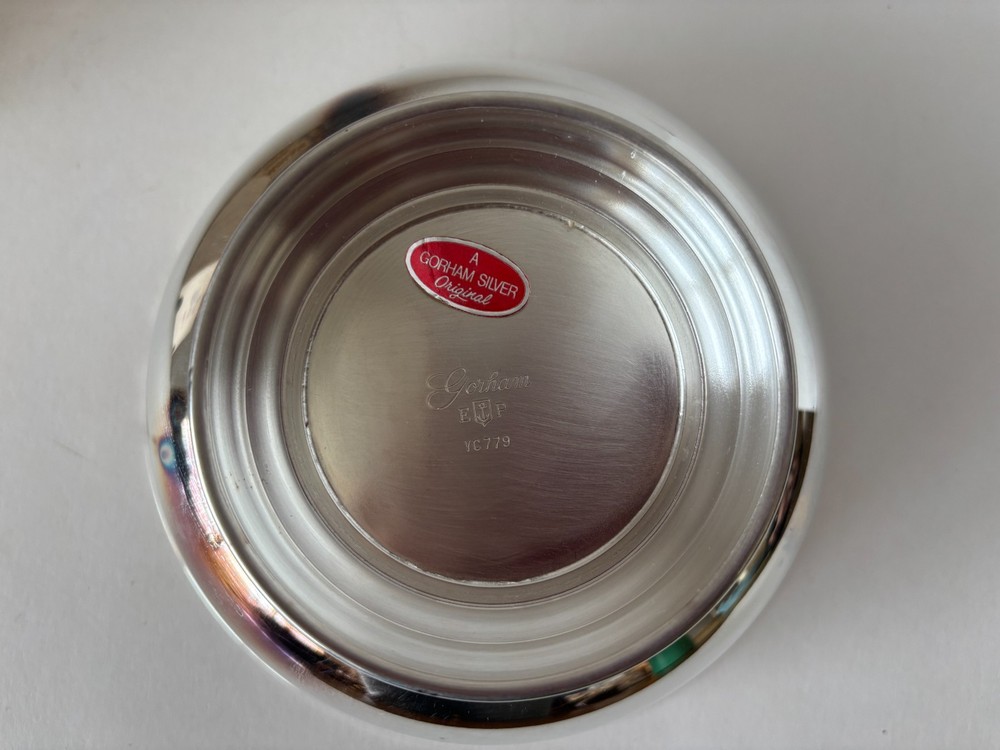 Gorham Small Silver Plate Bowl YC 779 Footed 6-1/2"
