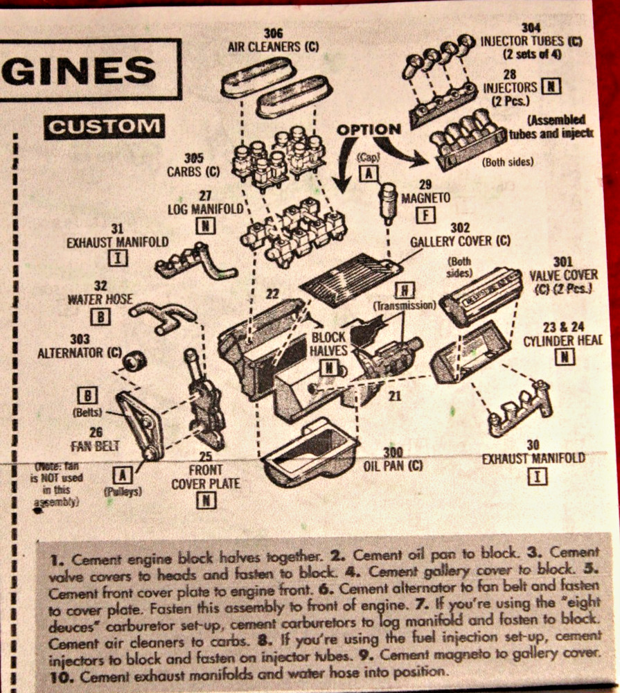 2 ENGINE SPECIAL "CLASSIC OLD SCHOOL" FLAT HEAD FORD & CHRYSLERS " FIREDOME V-8