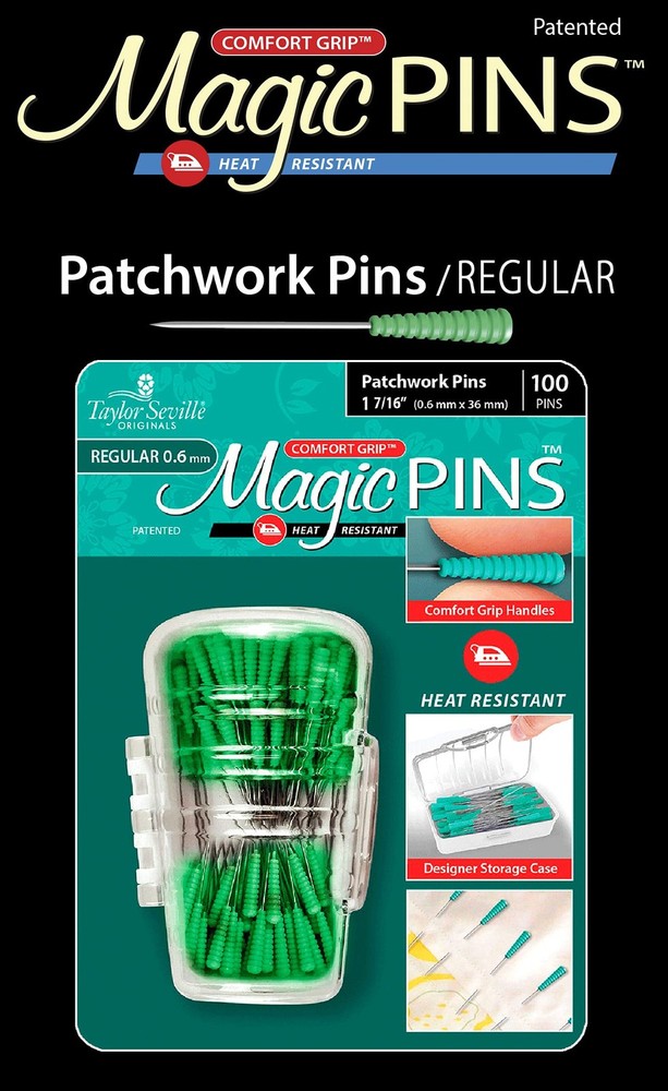 Taylor Seville Magic Pins Patchwork Regular 100pc