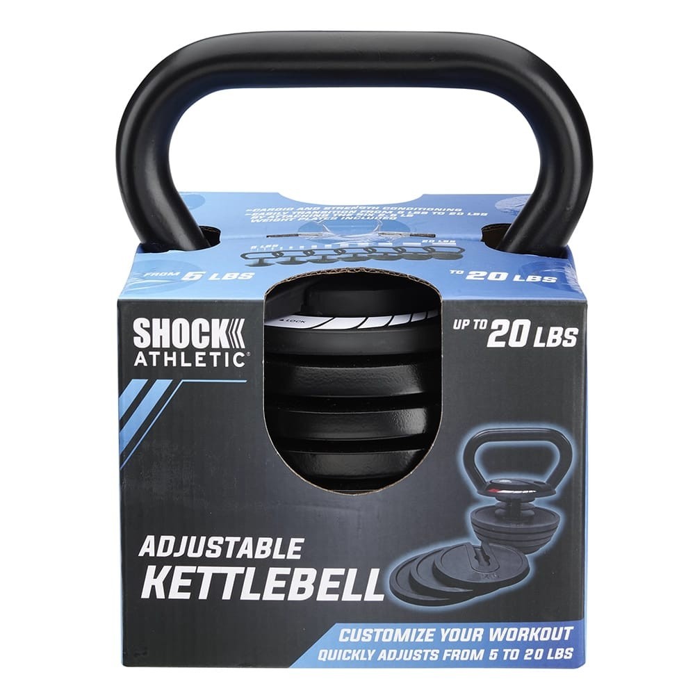 Shock Athletic 20 lb. Adjustable Kettlebell