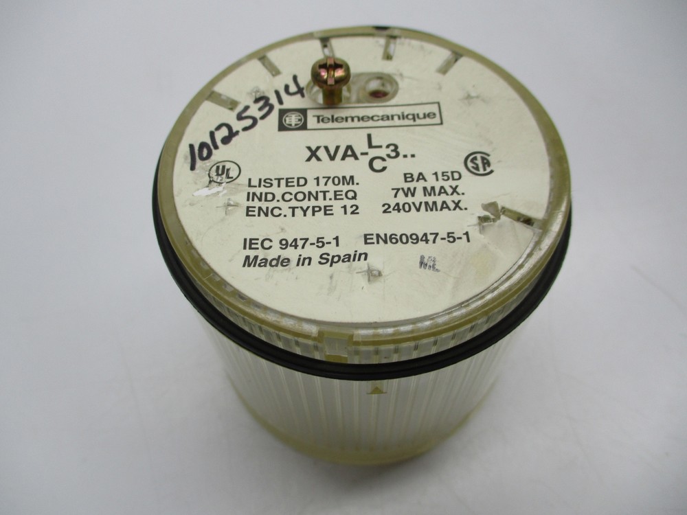 TELEMECANIQUE XVA-L3C STACK LIGHT CLEAR NSNP