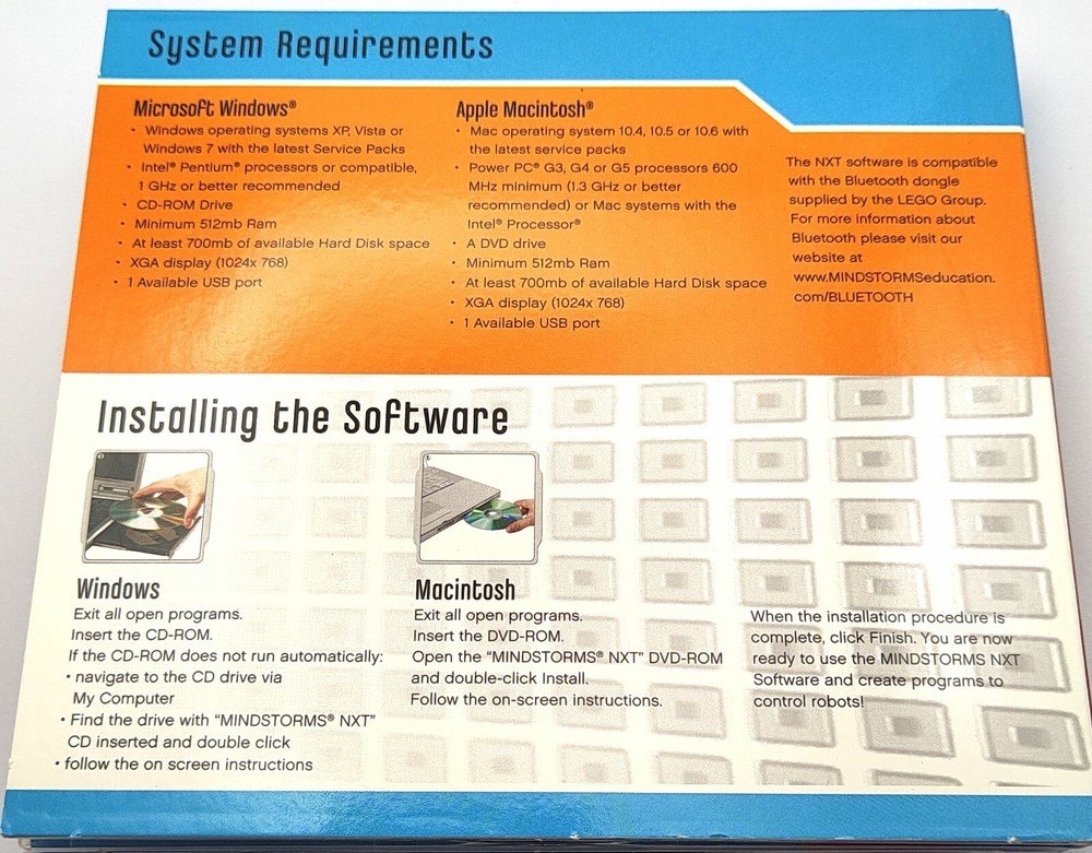 LEGO Mindstorms Education NXT Software 2.1 & NXT User Guide Windows & Macintosh
