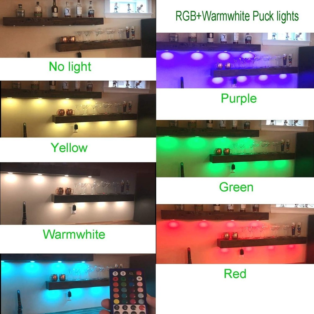 Color Changing Christmas Xmas Decor Under LED Lighting Kit IR Control Multi C...