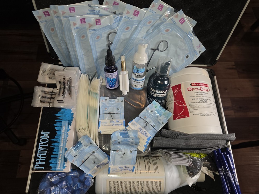 Complete Professional Body Piercing Kit Will Make You $6,000 +