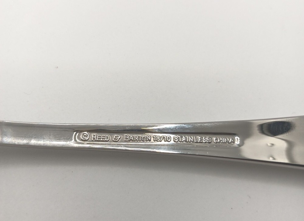 Reed & Barton Colby Dinner Fork & Knife Set Stainless Flatware Free Shipping