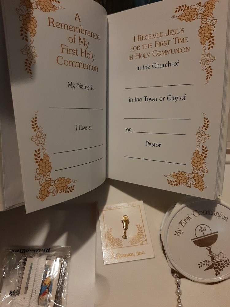 My First Communion Gift Set. Vintage 1999.