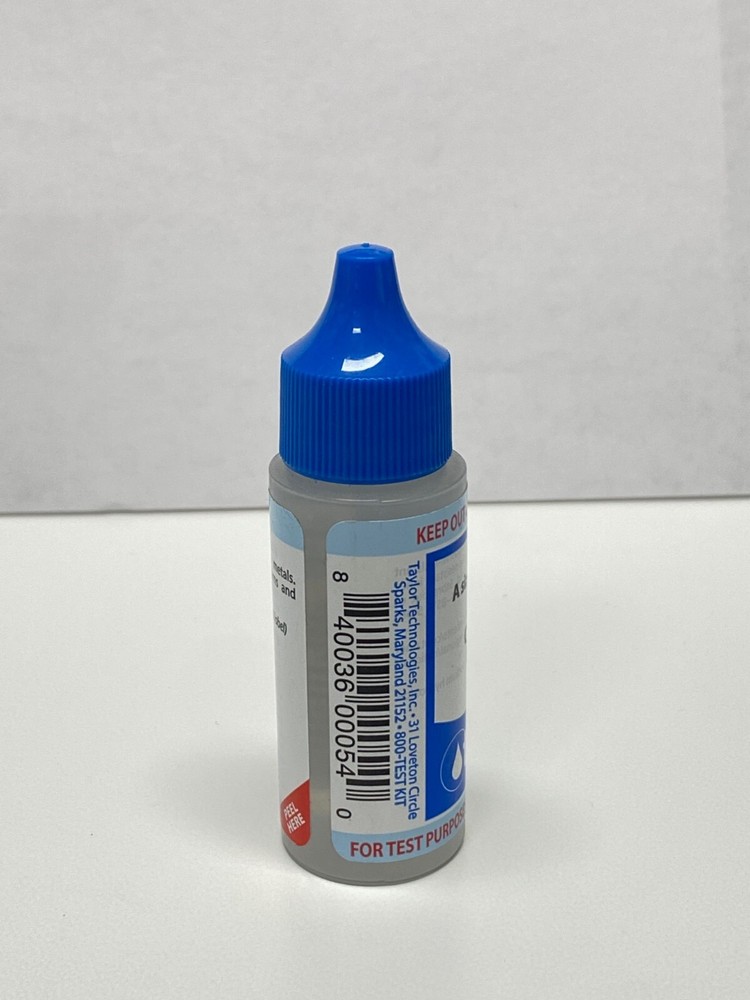 Taylor Tech R-0010 Calcium Buffer Pool Test Reagent Drops .75oz/22mL btl