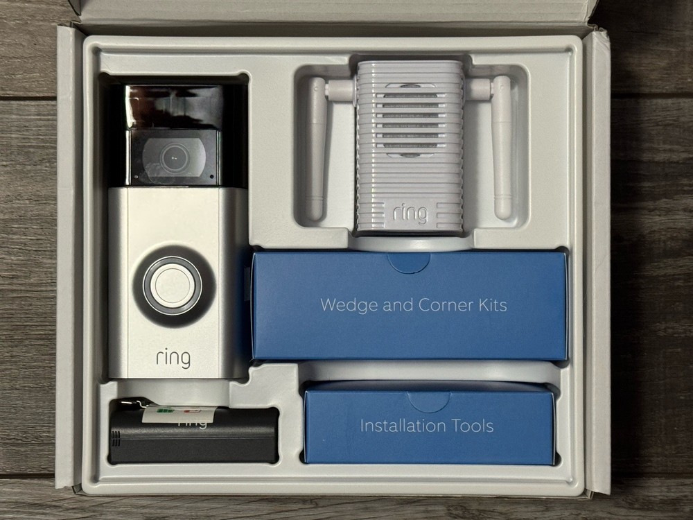 Ring Video Doorbell 2 + Chime Pro - Open Box Never Installed