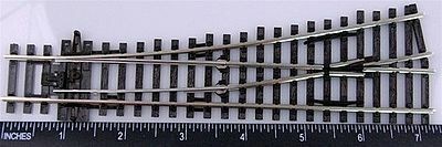Peco SL92 HO Scale Code 100 Small Radius Turnout -- Left Hand, Insulfrog