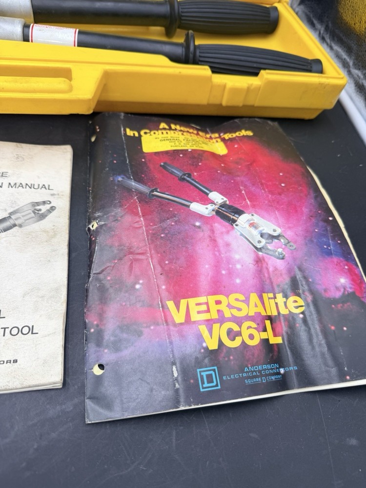 Anderson VC6-L-SN Hydraulic Aluminum Wire Crimper Compression Tool UNTESTED