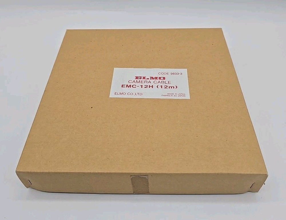 Elmo EMC-12H 12 Meter Camera Cable New In Open Box