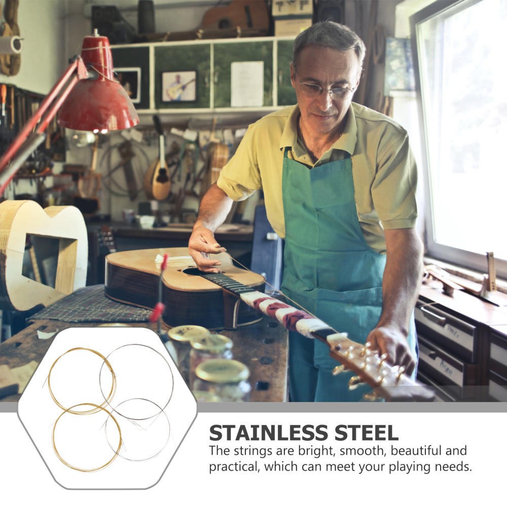 4pcs Practical Mandolin Replacement String Professional Mandolin Strings