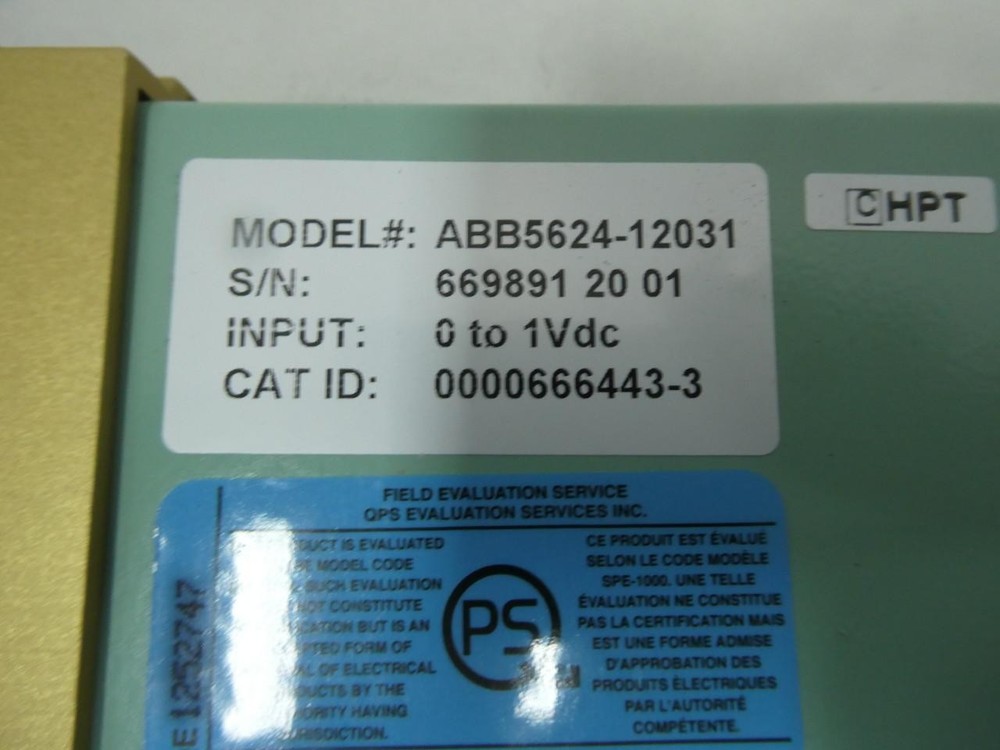 Abb ABB5624-12031 Vertical Panel Meter 0-100c