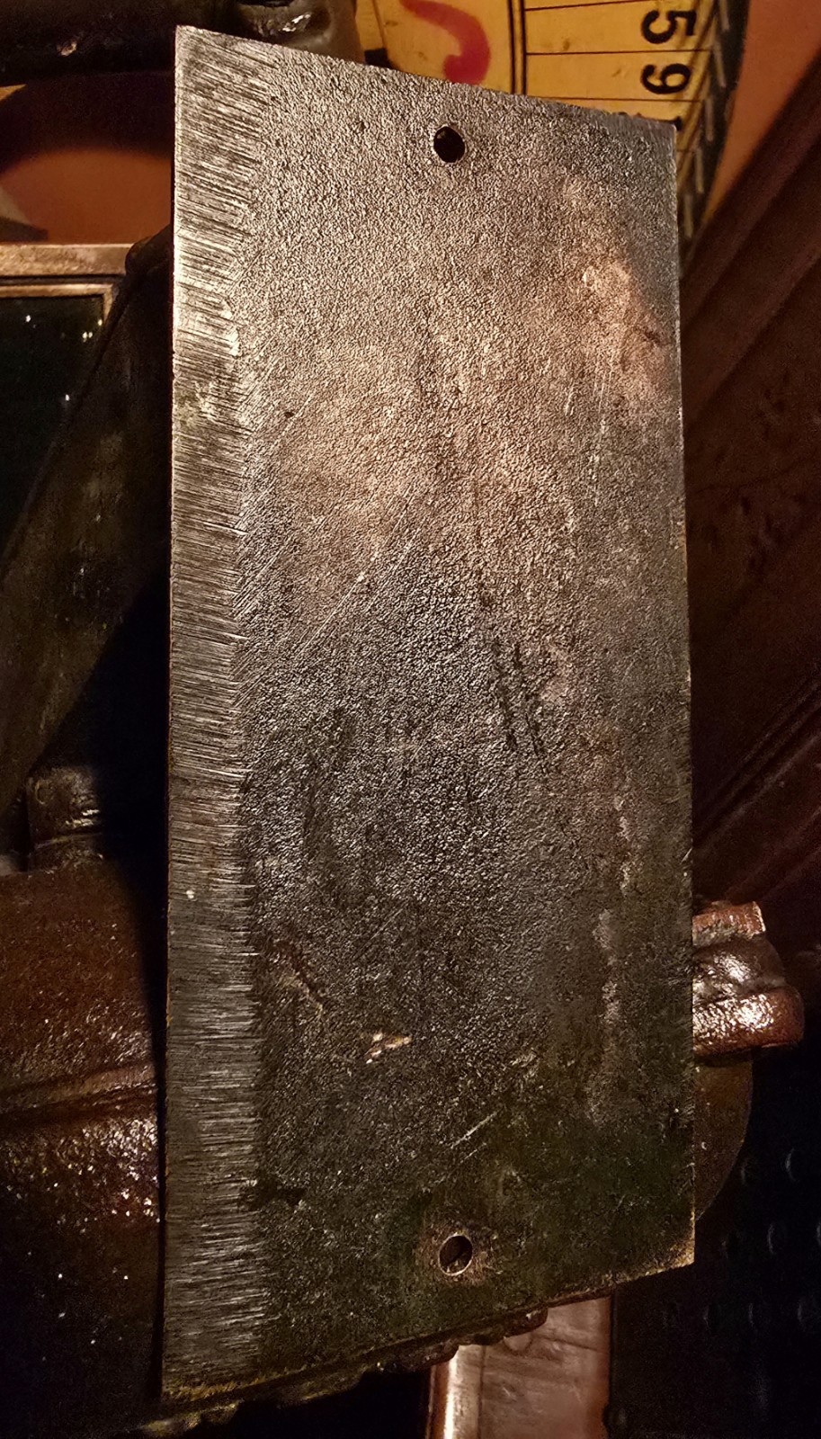 Antique 1890's Railroad Ryerson & Son Chicago IL Makers Brass Plate