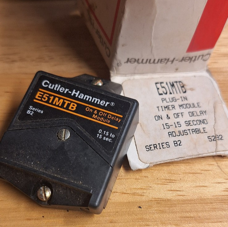 Cutler Hammer E51MTB Timer Module 15 New Open Box