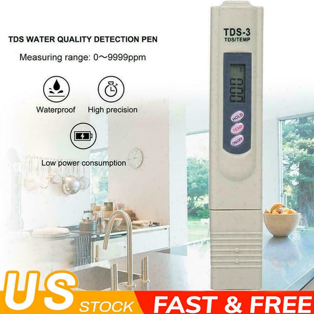 LCD Digital TDS3 Meter Filter Test Temp PPM Stick Drinking Water Purity Tester