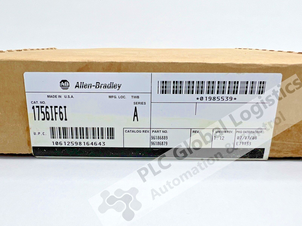Sealed Allen Bradley 1756-IF6I /A ControlLogix Analog Input Module Current/Volt