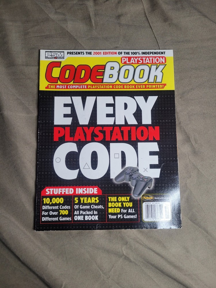 PlayStation 2 Magazine 2001 Edition Video Game Codebook “Every PlayStation Code”
