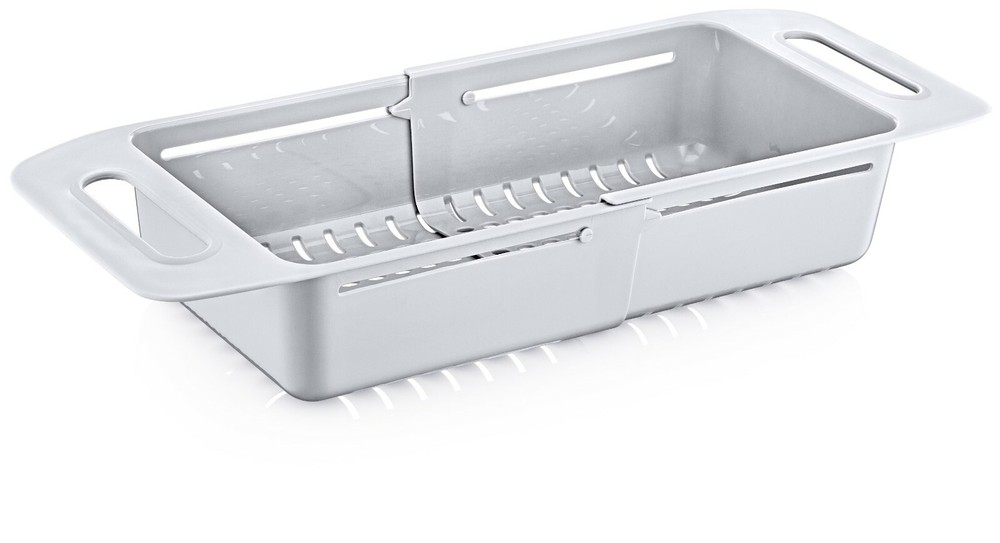 Extendable Colander, Over The Sink Strainer With Extendable Handles, 4.7 Quart