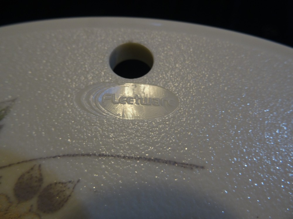 Pfaltzgraff Tea Rose Melamine Kettle Rests TWO by Fleetware Tea Rose Pattern