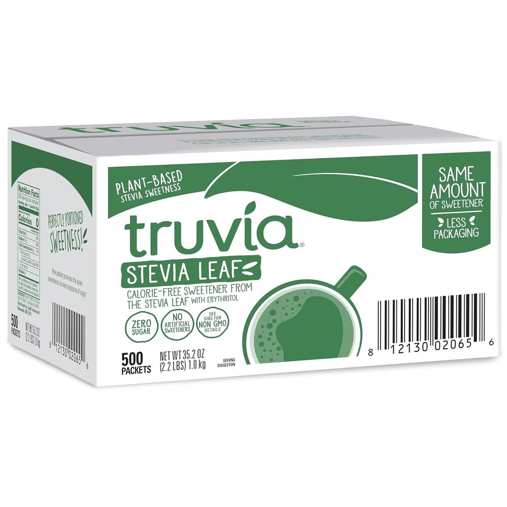 Truvia Stevia Packets 500 Count Zero Calorie