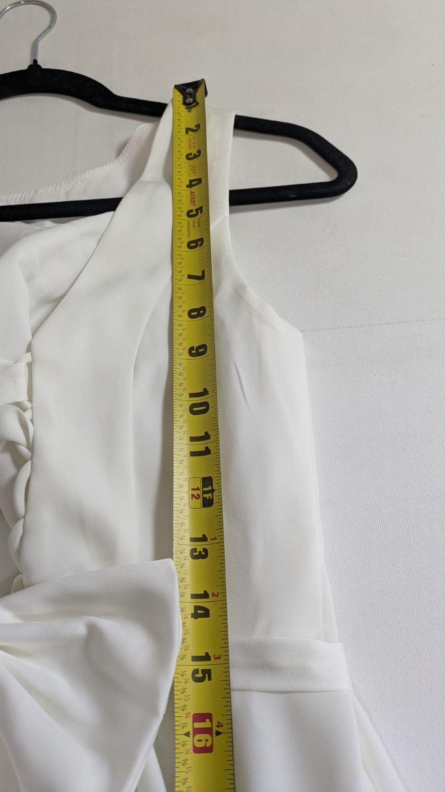 Off White Boatneck Midi Wedding Dress Romantic Lace-Up Back and bow Sz 6 NEW