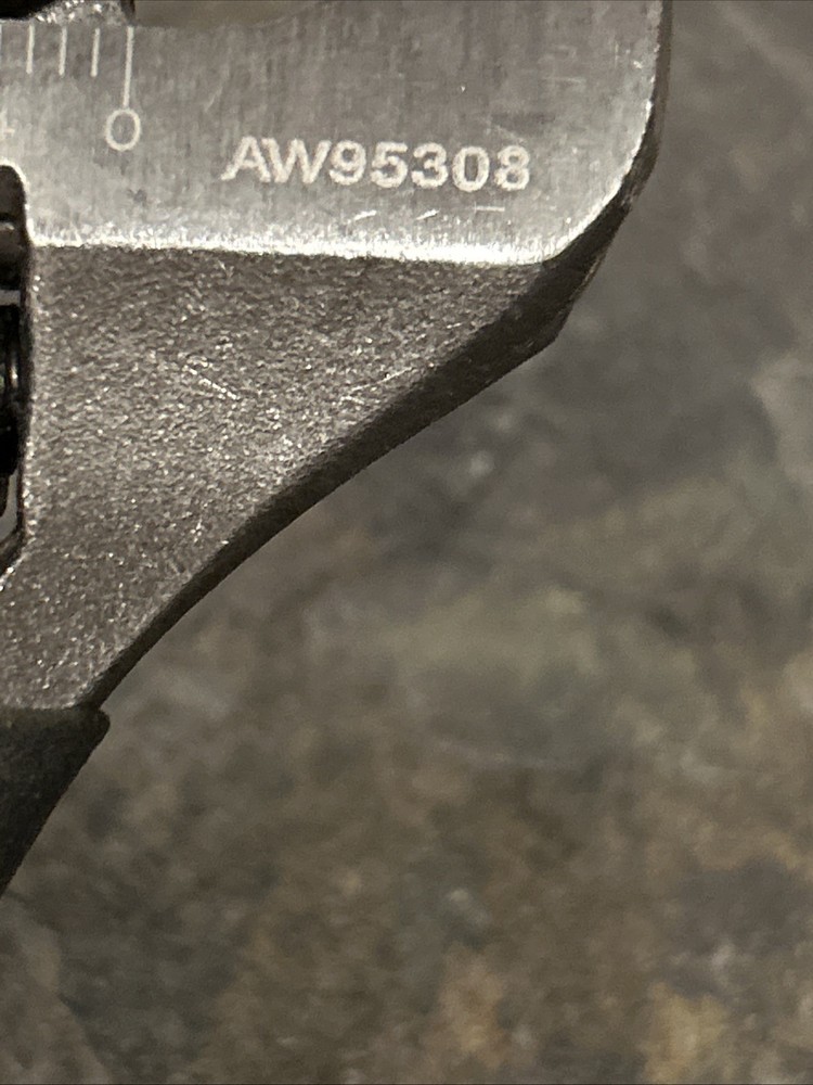 MAC TOOLS 8” Inch adjustable wrench AW95308 Soft grip handle