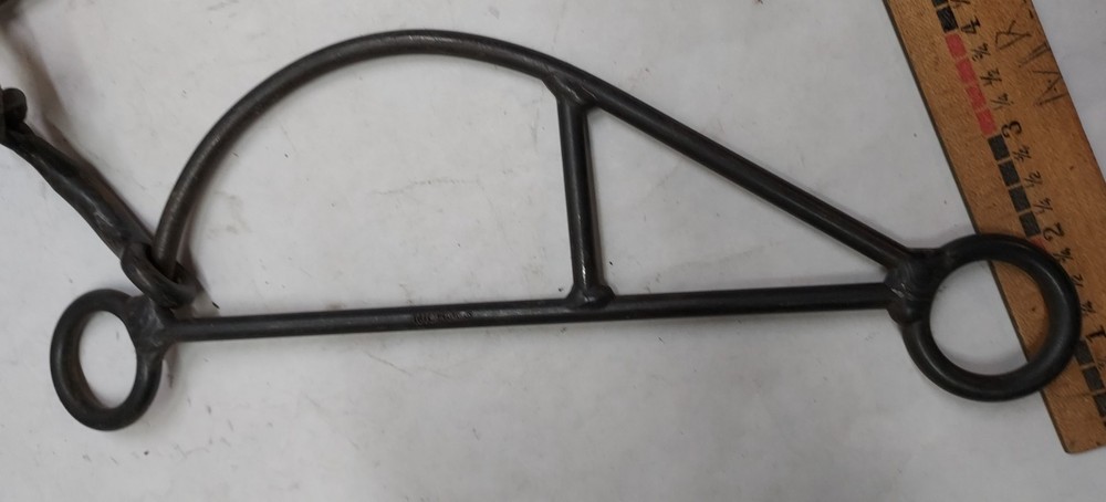 Nichols Banana Shank Snaffle Bit Mule Training Bit - 0331263