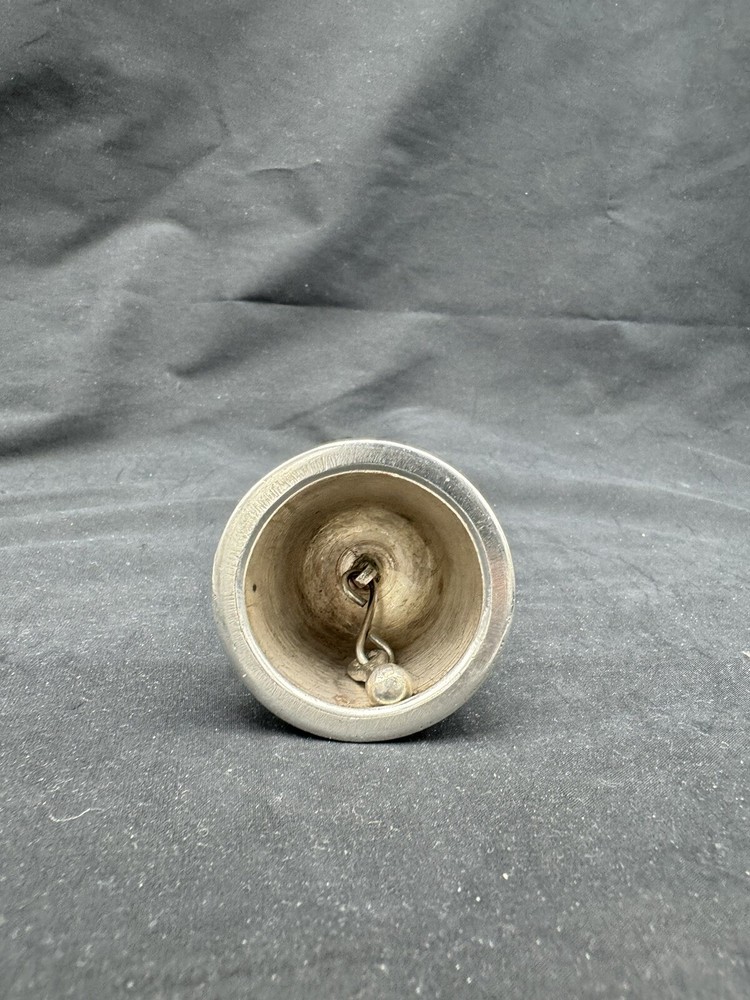 Antique Solid 84 Silver Dinner Bell, 54 grams