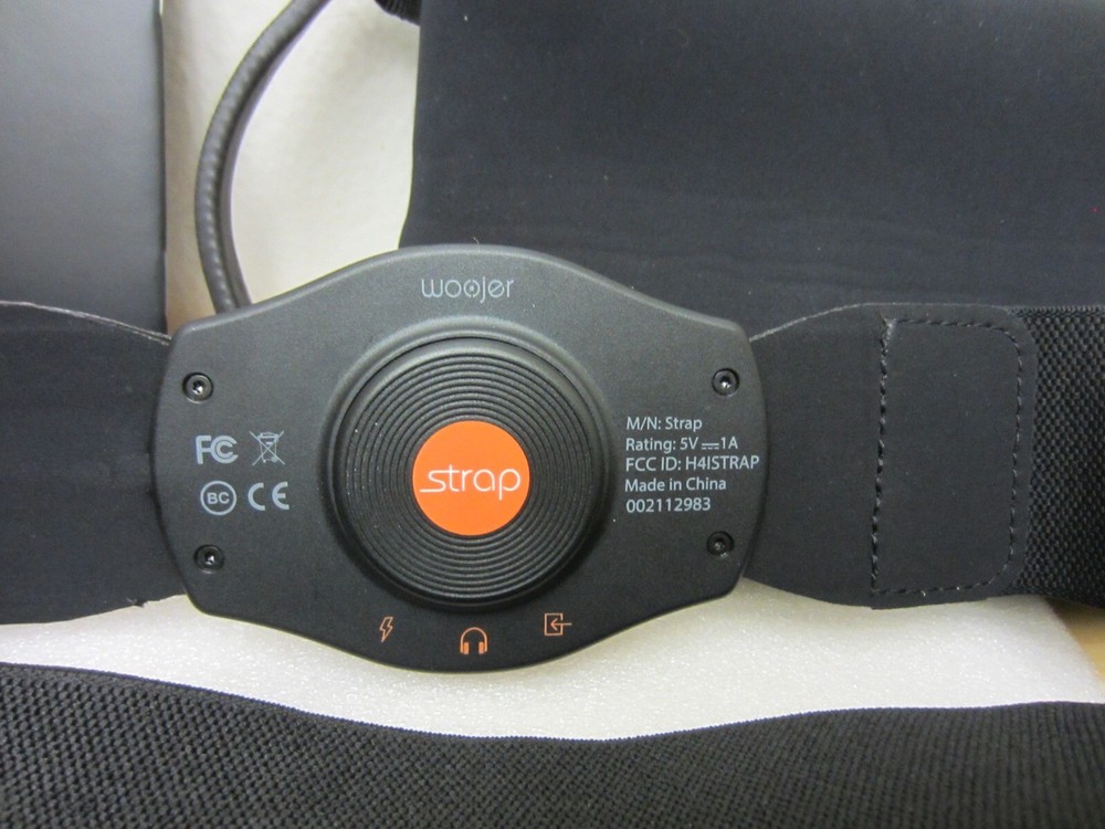 Woojer STRAP - Original 2017 Launch Model, Black, Haptic Vibration
