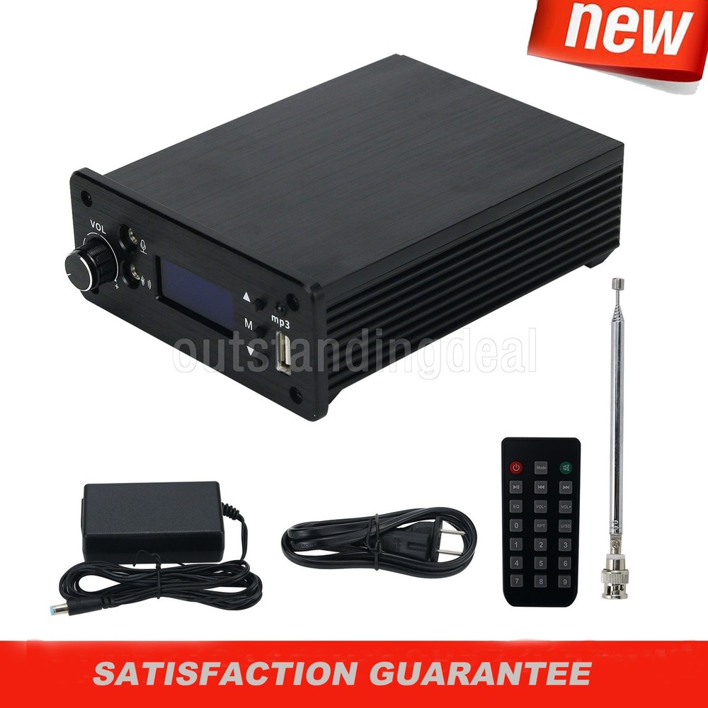 EL-15S Wireless Stereo LCD Broadcast Radio Station 1W-7W U Disk MP3 Player os67