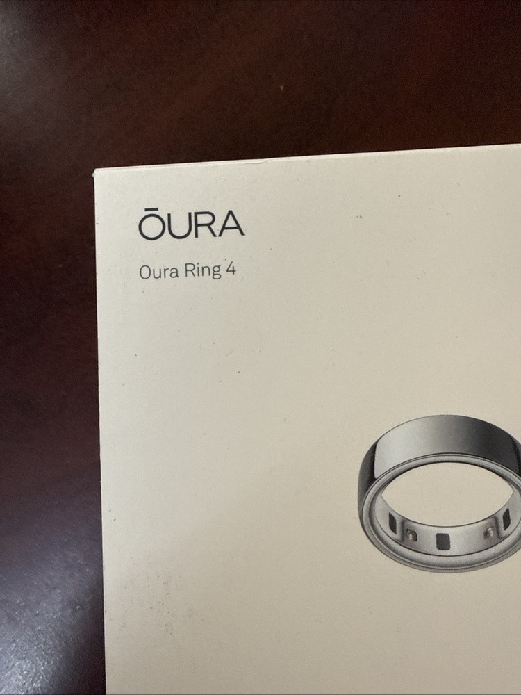 Oura Ring Gen 4 Silver Size 6 NEW SEALED